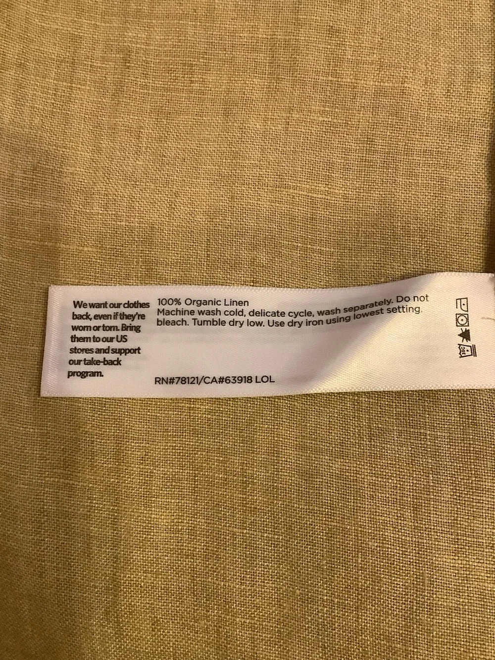 Eileen Fisher Light Beige Tiered Linen Sundress, 2X.